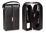 Two Bottle Wine Tote, Leather Wine Totes, Hospitality